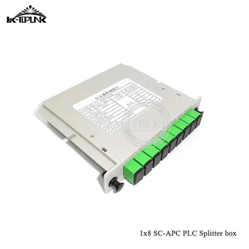 

5pcs FTTH PLC Splitter 1*8 SC-APC Cassette box 1*8 splitter Fiber Optical Cassette Box CATV FTTH Card Inserting Module wholesal