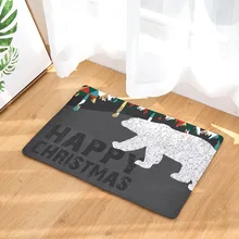 CAMMITEVER Рождественский полярный медведь Кухня коврик, напольный ковер Гостиная Прихожая Коврик Противоскользящий коврик для входной двери коврик для дома