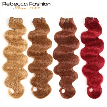

Rebecca Brazilian Hair Weave Bundles Body Wave Human Hair Extension 1 pc Remy Body Wave Brazilian Human Hair