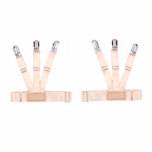 Для мужчин рубашка держатель эластичная Рубашка Остается Регулируемая скольжения подтяжки Сексуальная рубашка держатель несминаемость ремень со штрипками подтяжки