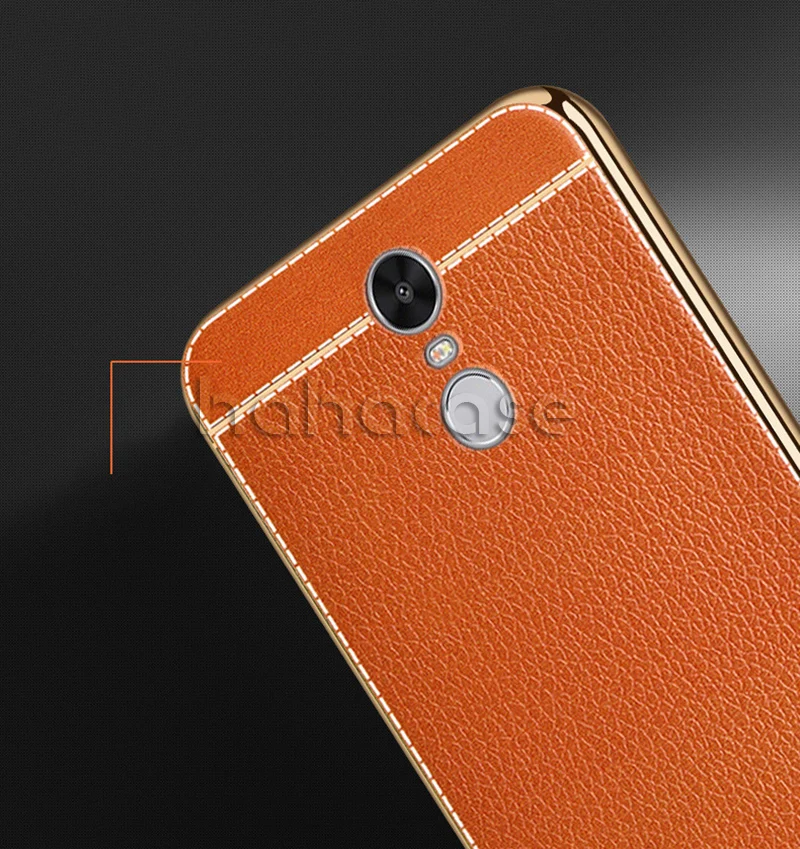 Clearance 500pcs Lichee Pattern PU Leather Case For Xiaomi 6 5 5S Plus Note 2 3 Redmi 4A 4X Note 4 Phone Case Plating Ultra Slim TPU Cover 10