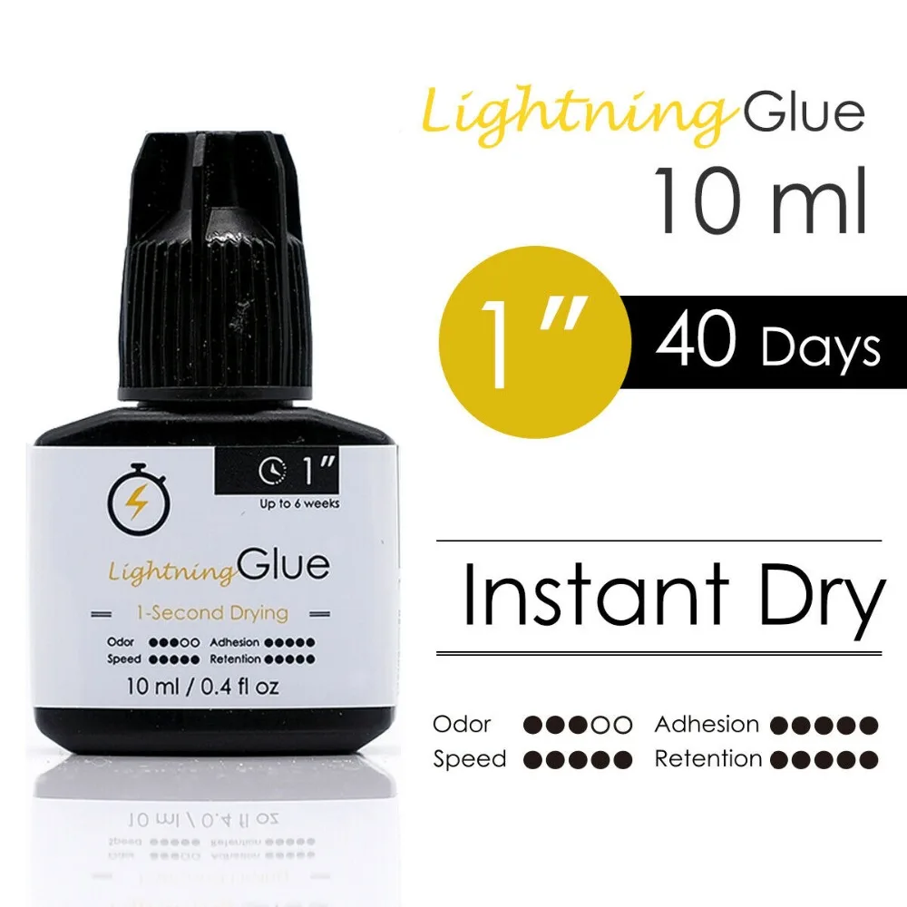

10ml Mia Lightning Fusion Glue Adhesive Fast Setting Eyelash Extension