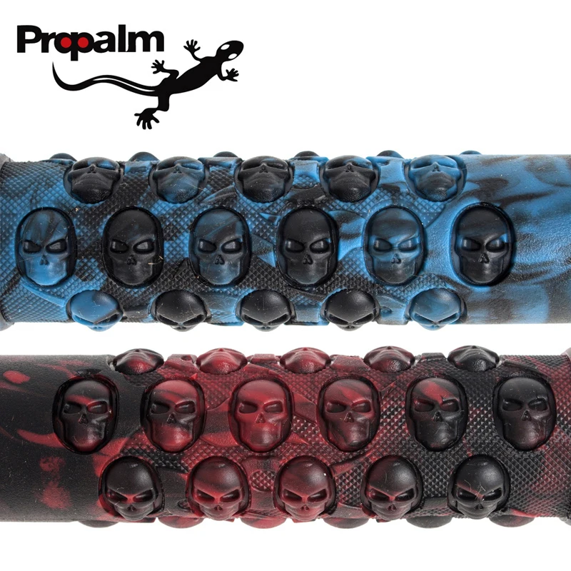 PROPALM mtb المقود القبضات TPR المطاط قفل على القبضات ل MTB للطي الدراجة الثابتة والعتاد الجمجمة تصميم أجزاء ل الدراجات ، 6 ألوان PROPALM mtb المقود القبضات TPR المطاط قفل على القبضات ل MTB للطي الدراجة الثابتة والعتاد الجمجمة تصميم أجزاء ل الدراجات ، 6 ألوان