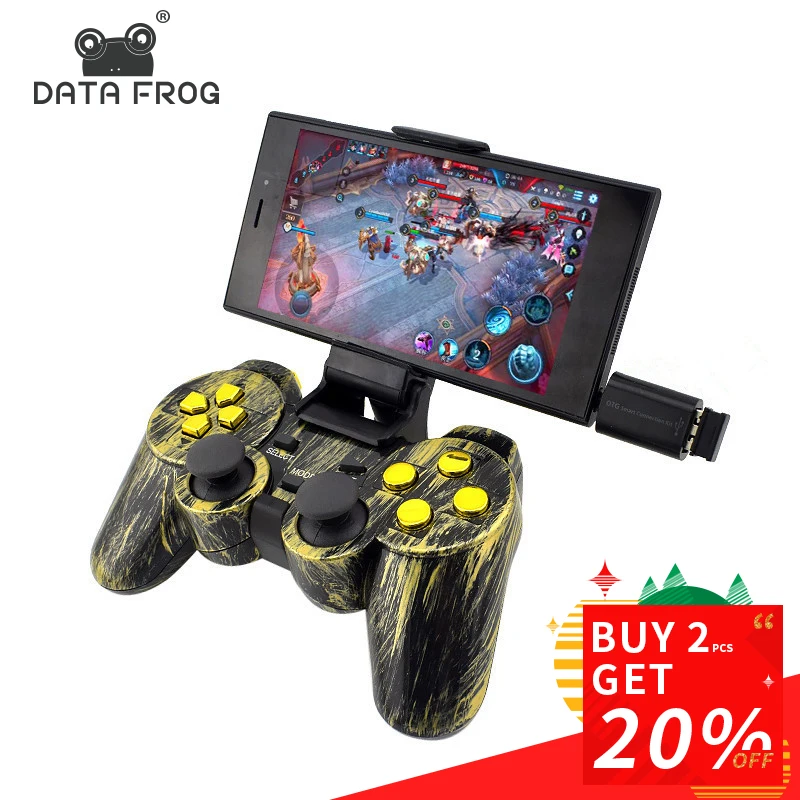 preço Sapo de dados Controlador Sem Fio 2.4g Tipo C Para Android Smart Telefone Android Gamepad Joystick Joypad Para PC Para PS3 caixa de TV