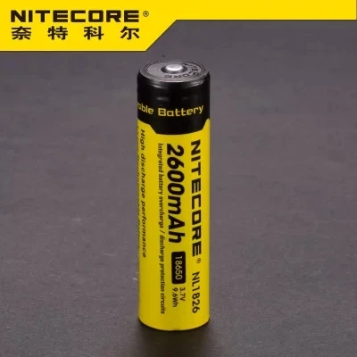 Nitecore NL1826 2600mAh 18650 3,7 V литий-ионная аккумуляторная батарея(NL1826