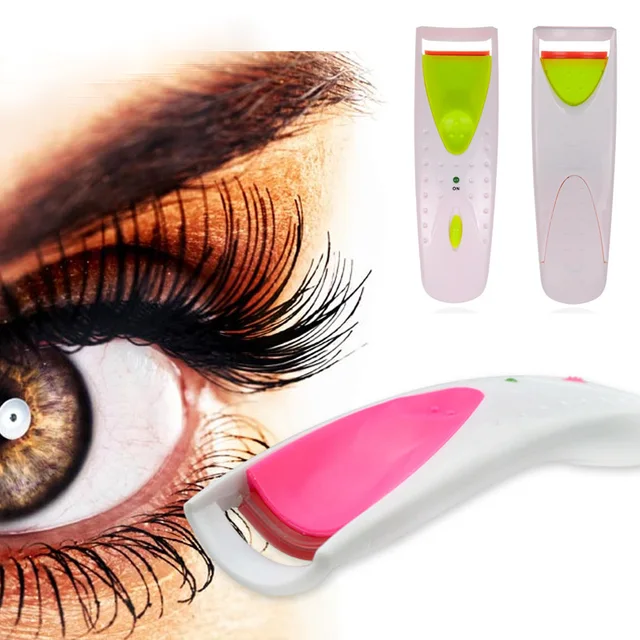 Electric Eye Lashes Curler Automatic Long Lasting Heated Eyelash Makeup Kit Curler Grip Pincel Maquiagem Eyelash Curler M03224