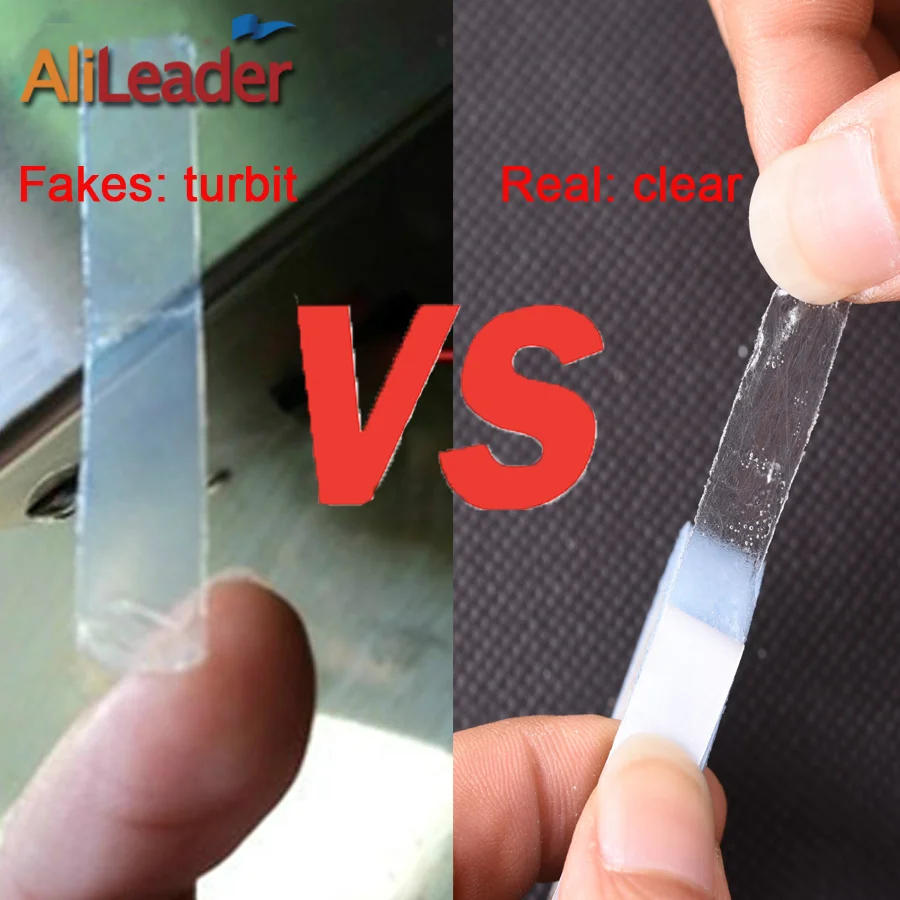 Alileader Ultra Hold Lace Front Glue Toupee Tape Strong Waterproof Adhesives Hair Tapes Double Sided Adhesive Hair Tape For Wigs