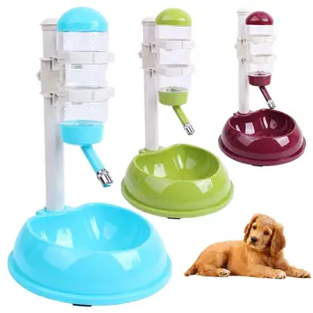 

TPFOCUS Automatic Water Dispenser Stand Feeder Food Bowl plastic Self-fed Feeder Dog Cat Pet Drinking Fountain Dispenser 500ml