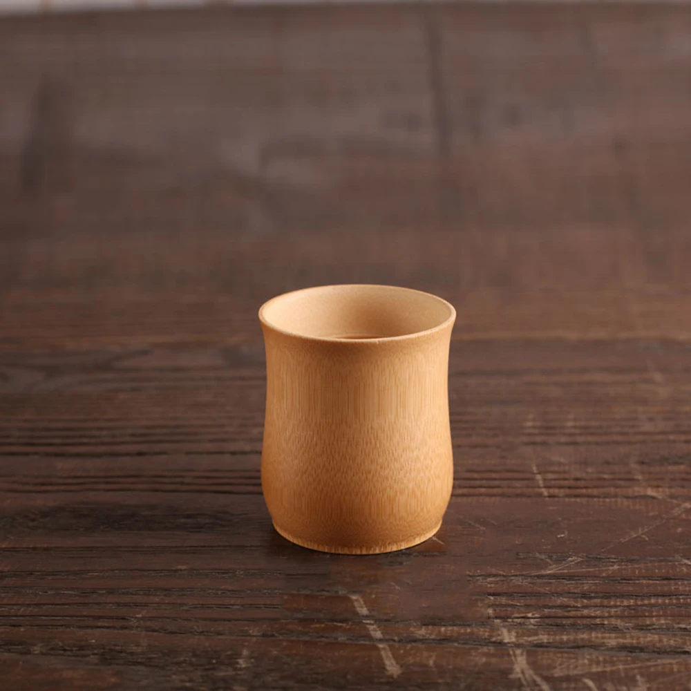Натуральные Бамбуковые причудливые чайные чашки деревянная бамбуковая трубка чайная чашка пивной винный стакан Бытовая домашняя посуда для питья