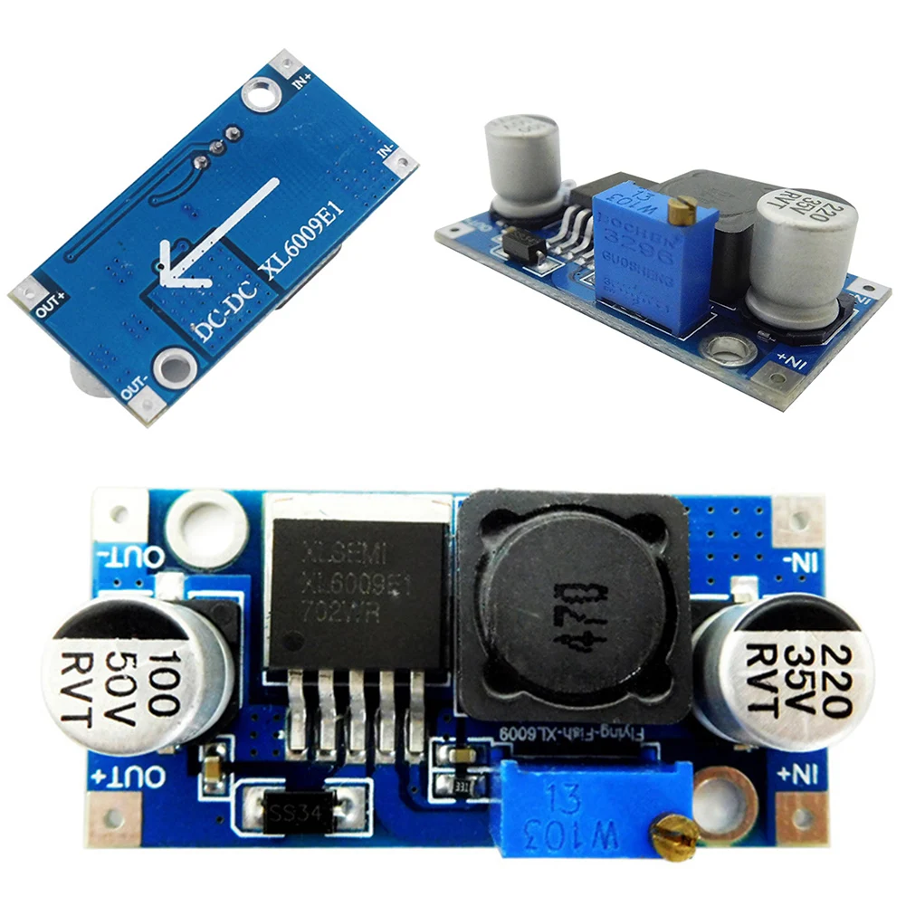 

10 Pcs Adjustable DC-DC Booster Modules Step-up Power Converter Modules XL6009 Replace Built-in 4A High-efficiency MOSFET Switch