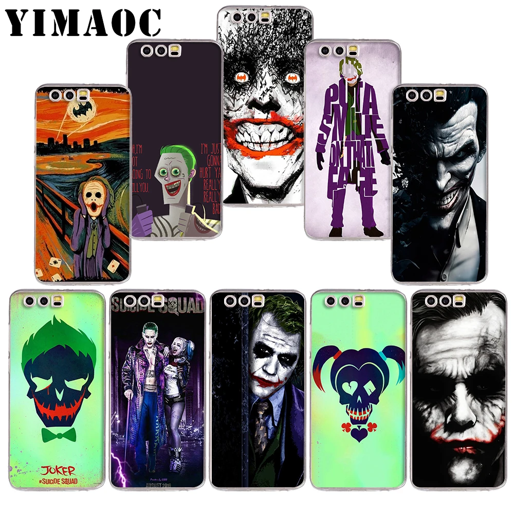 

YIMAOC 262z Suicide Squad Joker Soft TPU Case for Huawei Honor 10 9 lite 7A Pro 7C 7X 8X Nove 3 3i