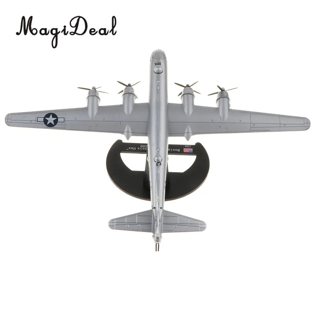 1/200 Diecast WWII US Boe ing B-29 Enola Gay Aircraft - Superfortress Bomber Warplane Model Airplane Toy Collectibles Home Decor