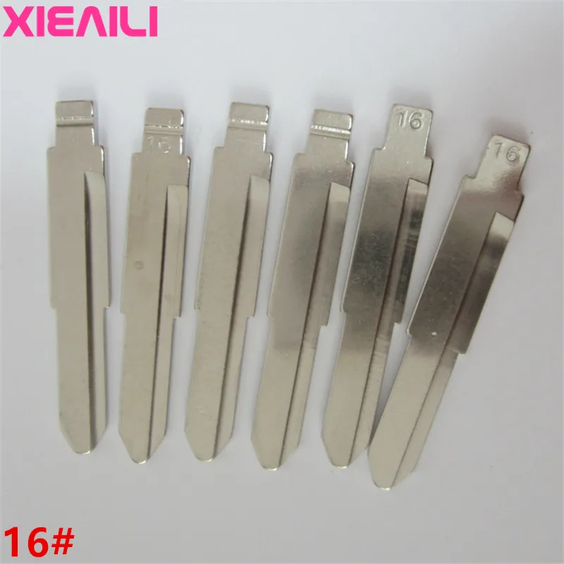 Металлическая заготовка XIEAILI 50 шт./лот 16 # Заготовка ключа с дистанционным