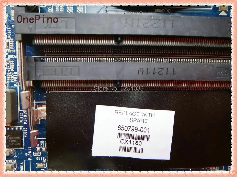 650799-001 لإتش بي بافيليون DV6 DV6-6000 اللوحة لابتوب جناح DV6T-6100 دفتر ل إنتل HD6770/2G HM65 DDR3