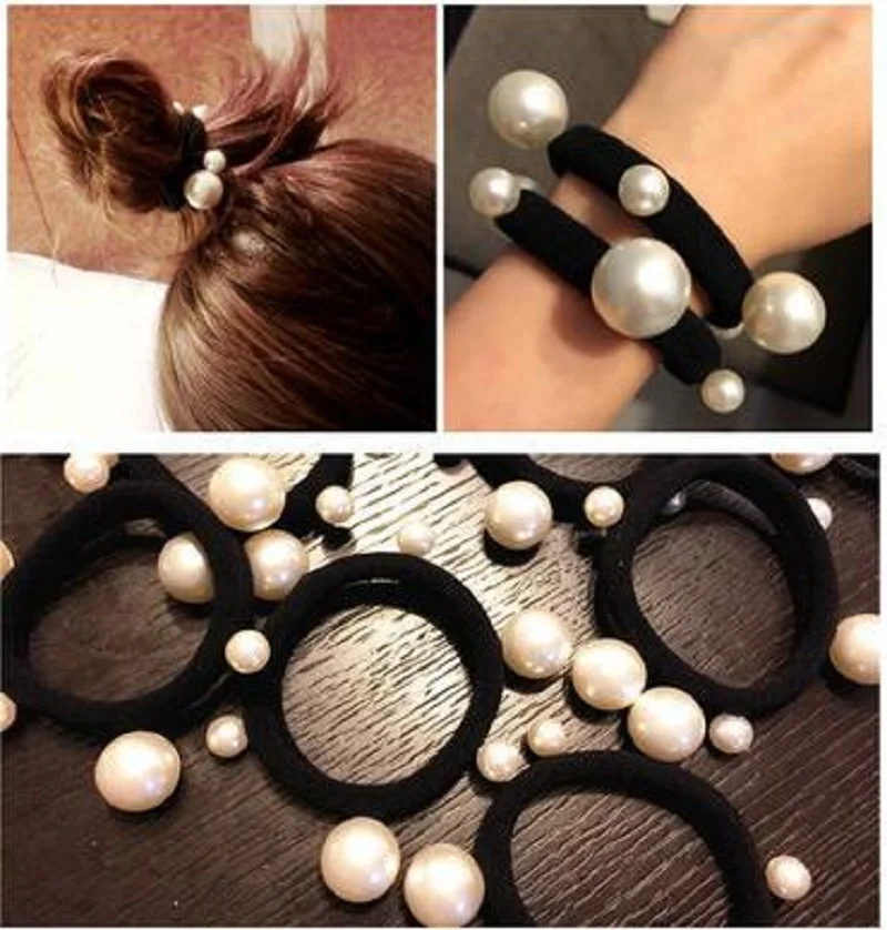 hair bun rubber band