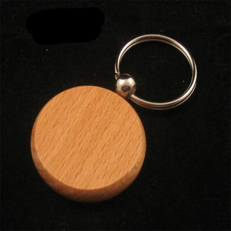 blank wooden keyrings