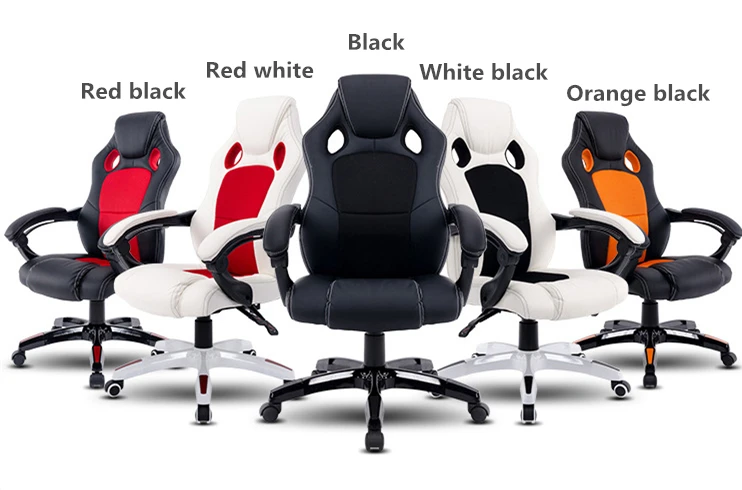  Fashion Soft Office Chair Lifting Lying Computer Chair Breathable Leisure Boss Chair Portable Swive