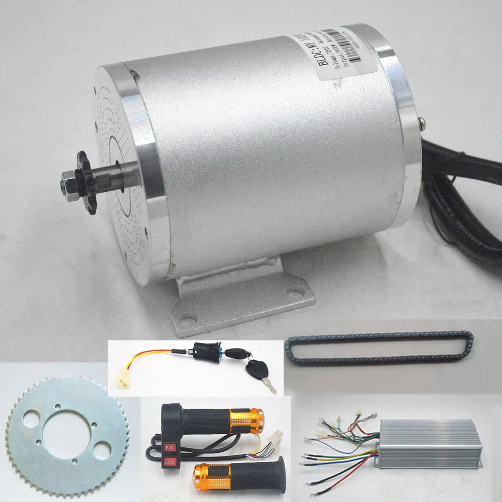 

72V 3000W electric Motor With Controller throttle key lock kit For Electric Scooter E bike E-Car Engine Motorcycle Part