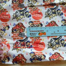 Мультяшная поросенка хлопчатобумажная ткань для шитья ткань для вышивания кукол тряпичная кукла для квилтинга детское постельное белье 100*112 см