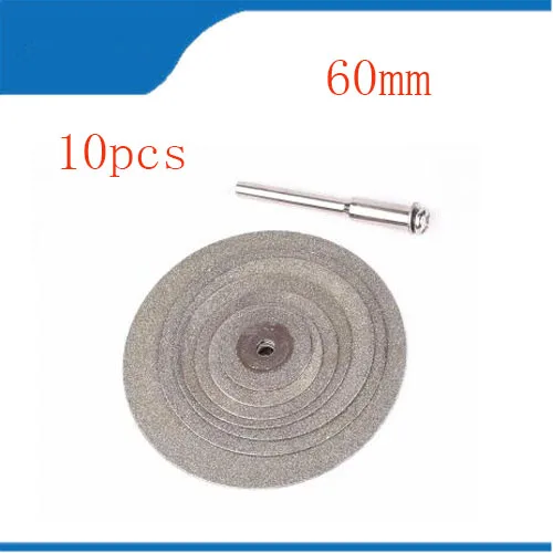 

dremel accessories 10pcs 60mm Diamond Cutting Discs Cut Off Blade Drill Bit for Dremel Rotary Tool Abrasive Disc dremel de corte