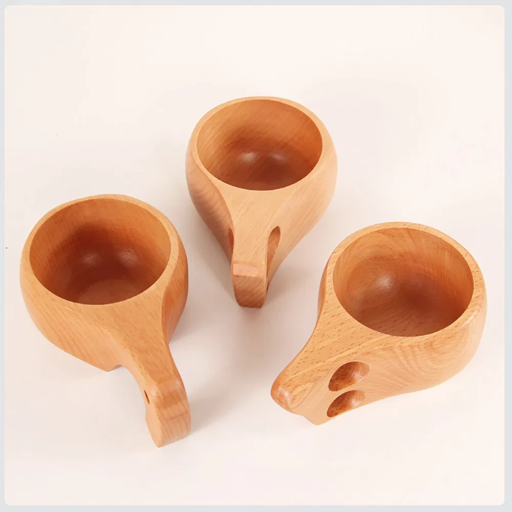 Elm handcup кофейная чашка Finland Kuksa деревянная чашка для путешествий портативная Новая цветная кружка ручной работы из натурального чая, пива, сока, молока 4,23