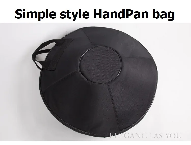 Защитный чехол для барабана HandPan, черный Диаметр 60 см, уплотненный чехол на плечо