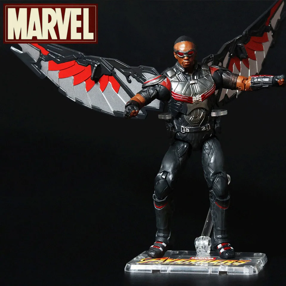 Железный человек Капитан Америка черный пантера, зимний солдат человек-муравей Сокол Алая ведьма видения Hawkeye фигурку модель игрушки N033