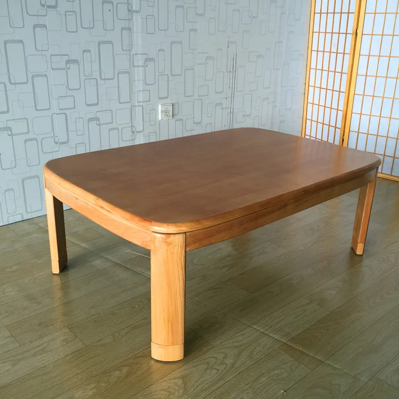 Japanese Kotatsu Coffee Table Rectangle 120cm Natural Finish Living Room Furniture Foot Warmer Heated Low Floor Table Wooden Japanese Kotatsu Coffee Table Rectangle 120cm Natural Finish Living Room Furniture Foot Warmer Heated Low Floor Table Wooden