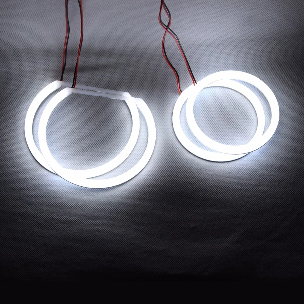 Farol de Led com Olhos de Anjo de Algodão para Corrida Drl para Bmw E88 E90 E60 E61 E82 E87 4 Farol de led com olhos de anjo,