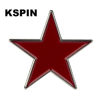 

Red Star Lapel Pin Badge Enamel Pin badge brooch Lapel pin Jeans shirt Cool Jewelry Gift XY0162