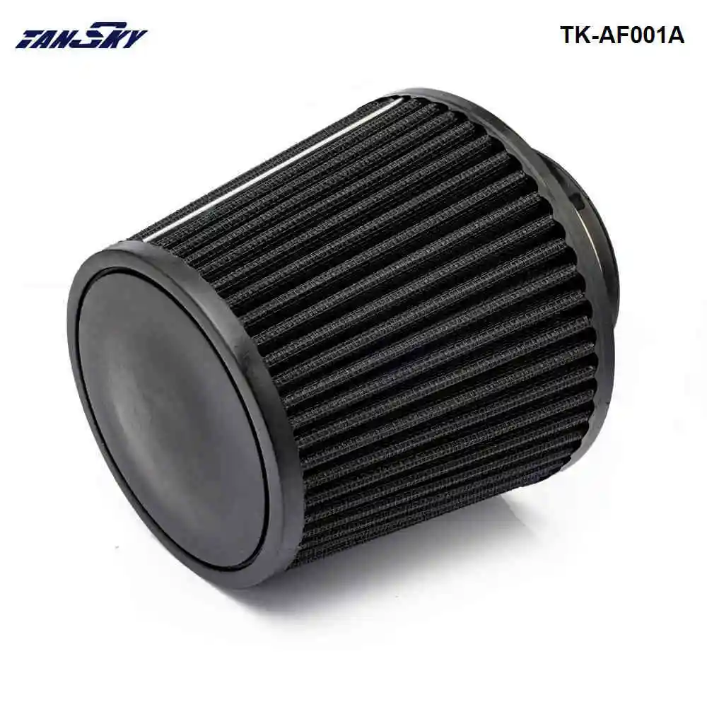 TANSKY Air Filter 3" 76mm Air Intake Filter Height High Flow Cone Cold Air Intake Performance For Cherokee 84-05 TK-AF001A