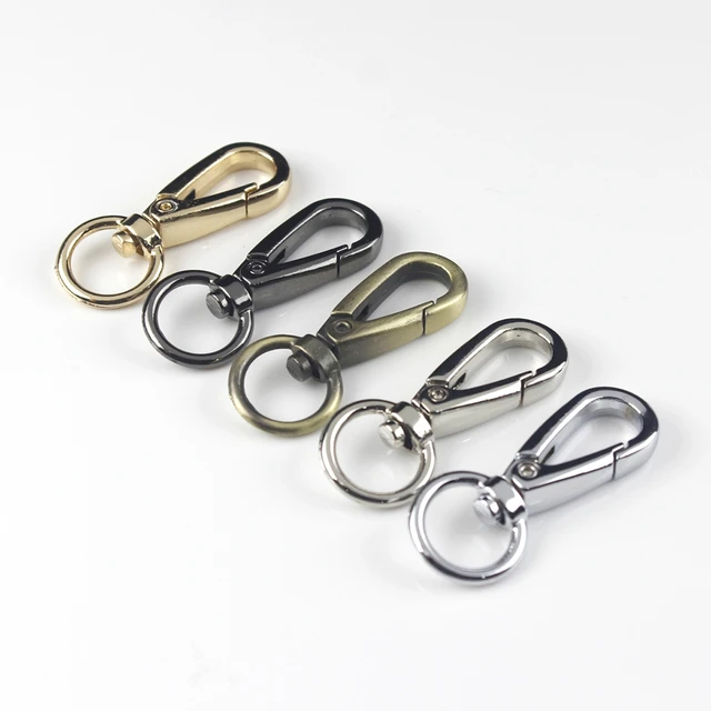 10-30pcs 2 Colors 38mm 1.5 Inch Trigger Snap Hook Metal Swivel Clasp  Lobster Claws Swivel Hooks Hardware Hook Clasp - Bag Parts & Accessories -  AliExpress