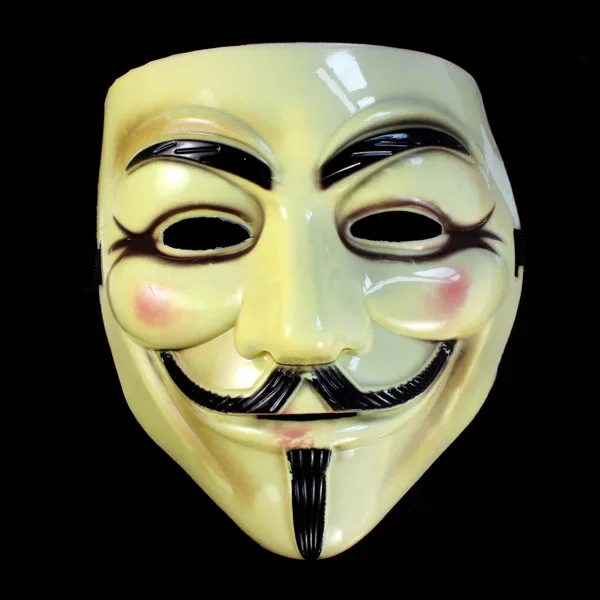 

Halloween Toy Cosplay Mask V For Vendetta Mask Anonymous Movie Halloween Masquerade Party Face quality Costume Accessory