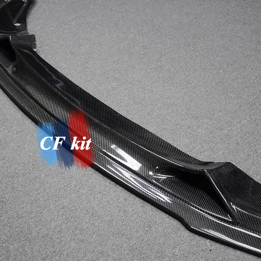 CF комплект R стиль для BMW F80 M3 F82 M4 карбоновое волокно передний бампер для губ разветвитель- автомобильный Стайлинг