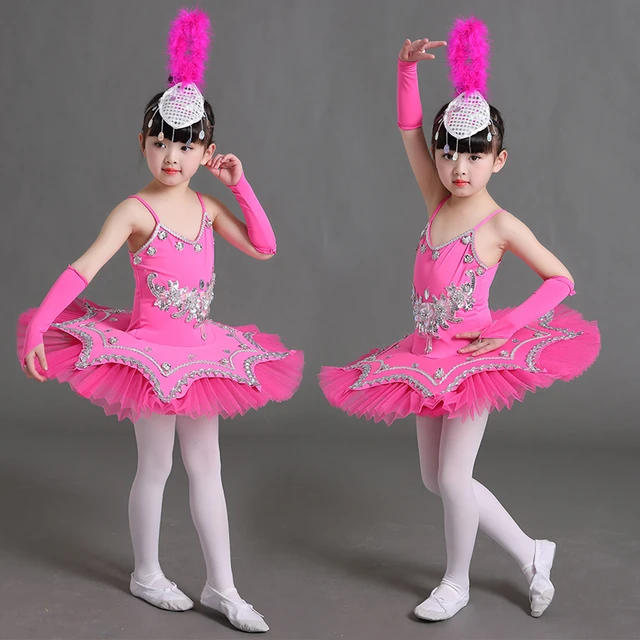 Tutu plateau danse classique rose fille