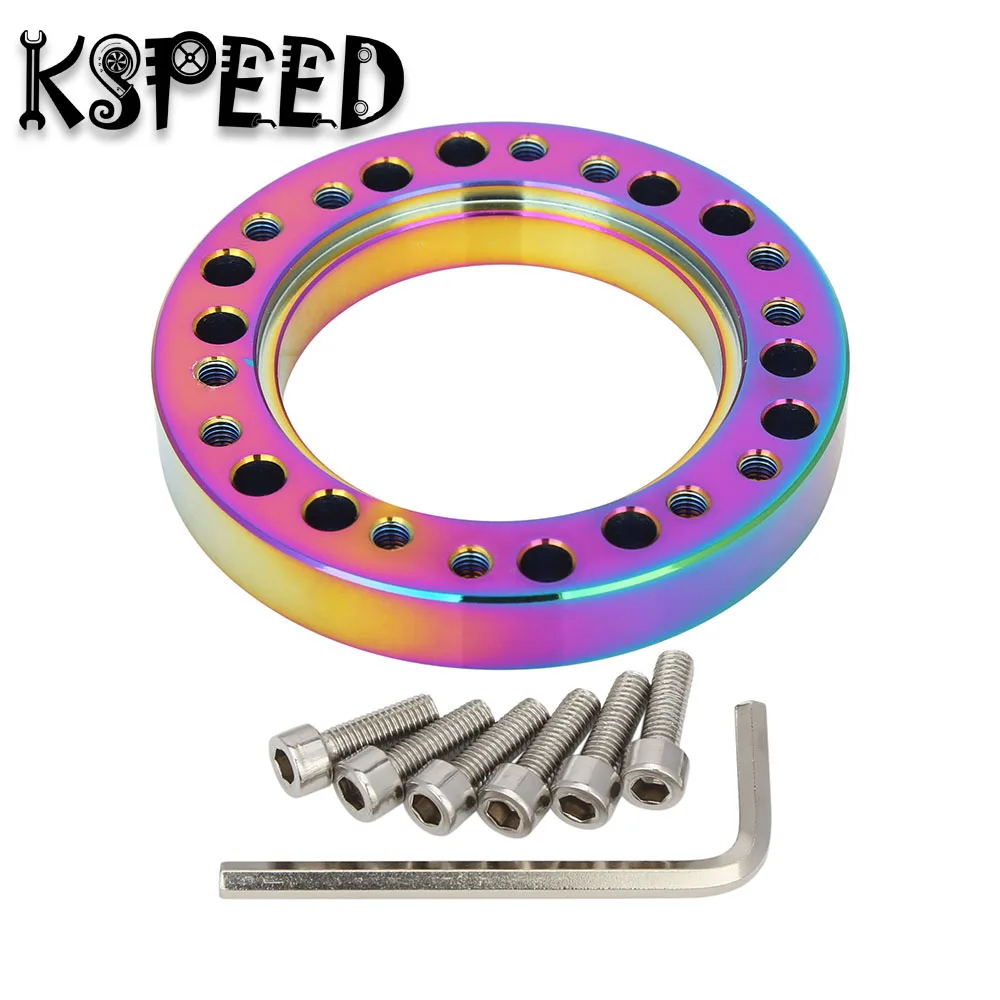 Universal 12mm 1/2" JDM STEERING WHEEL HUB BOSS KIT Aluminum Steering