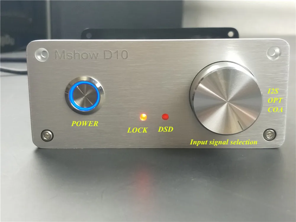 Mshow D10 ES9038 Q2M ES9038Q2M DAC IIS DSD 384 кГц HIFI аудио опция Amanero или XMOS xu208 USB|Усилители мощности| |