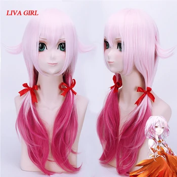 

Japanese Anime Guilty Crown (GC) Yuzuriha Inori Cosplay Wig Halloween,Party,Stage,Play Pink Rose Long Hair High quality