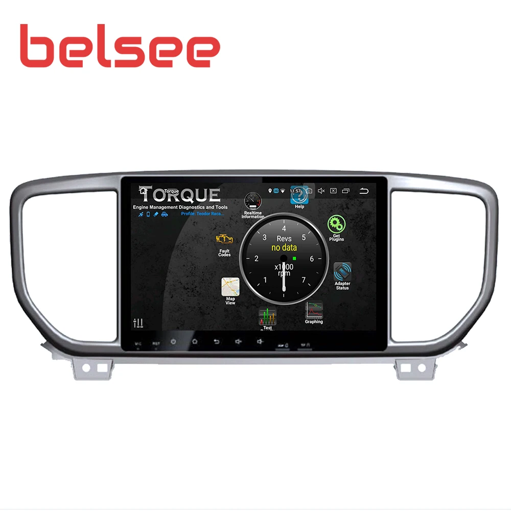 Sale Belsee for Kia Sportage 2019 Android 9.0 Car Radio IPS Screen 8 Core 4GB 64GB 2 Din Stereo Audio Autoradio GPS Navigation Unit 5