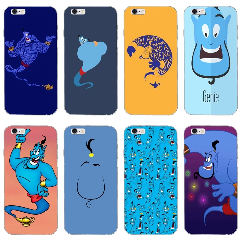 

popular cartoon Genie Aladdin slim silicone Soft phone case For iPhone X XR XS Max 8 7 6 6s plus 5 5s 5c SE 4 4s