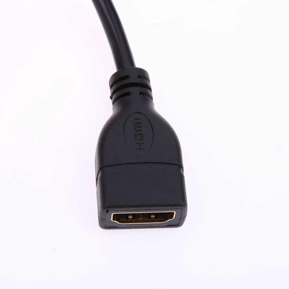 Мини HDMI Мужской к HDMI Женский конвертер Кабель-адаптер Шнур 1080P мини HDMI к HDMI адаптер для ноутбука компьютера высокого качества переходник