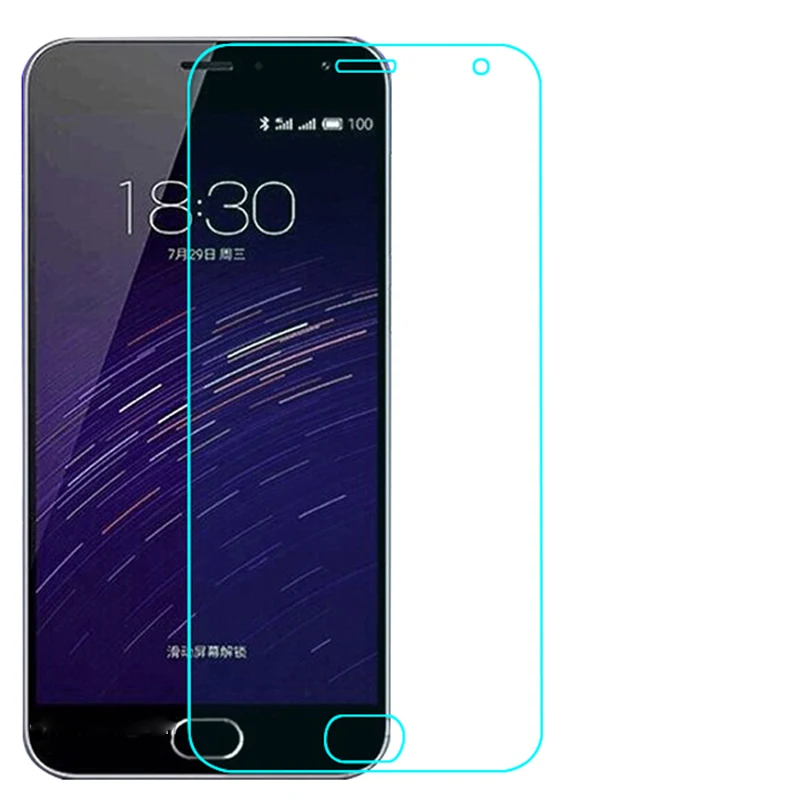 HOOMORE Протектор Экрана Для MEIZU M3 M2 NOTE 2 Примечание U10 U20 Премиум Закаленное Стекло MX6