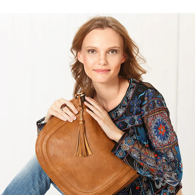 AMELIE GALANTI женские сумки из искусственной кожи роскошная классическая сумка через плечо высококачественная вместительная и удобная сумка на плечо со скрытой молнией