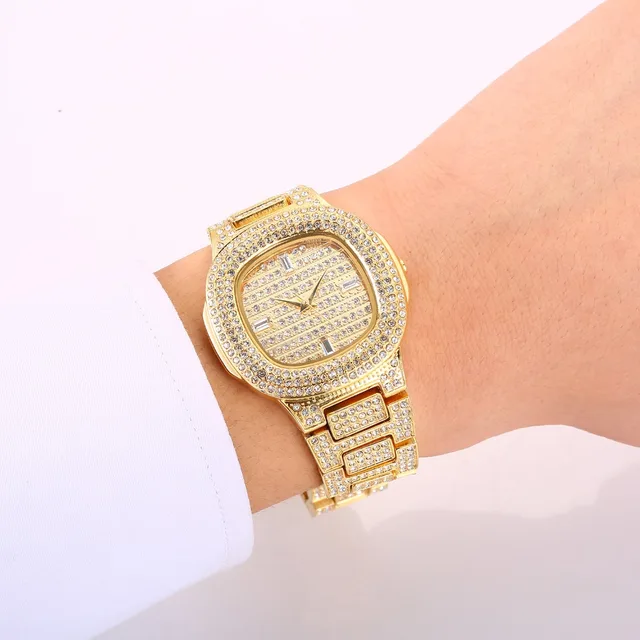 Bussiness Quartz Watch Famous Brand Diamond Watch Stainless Steel Timepiece Gold Silver Rose Gold Clock Color Designer Watch 3