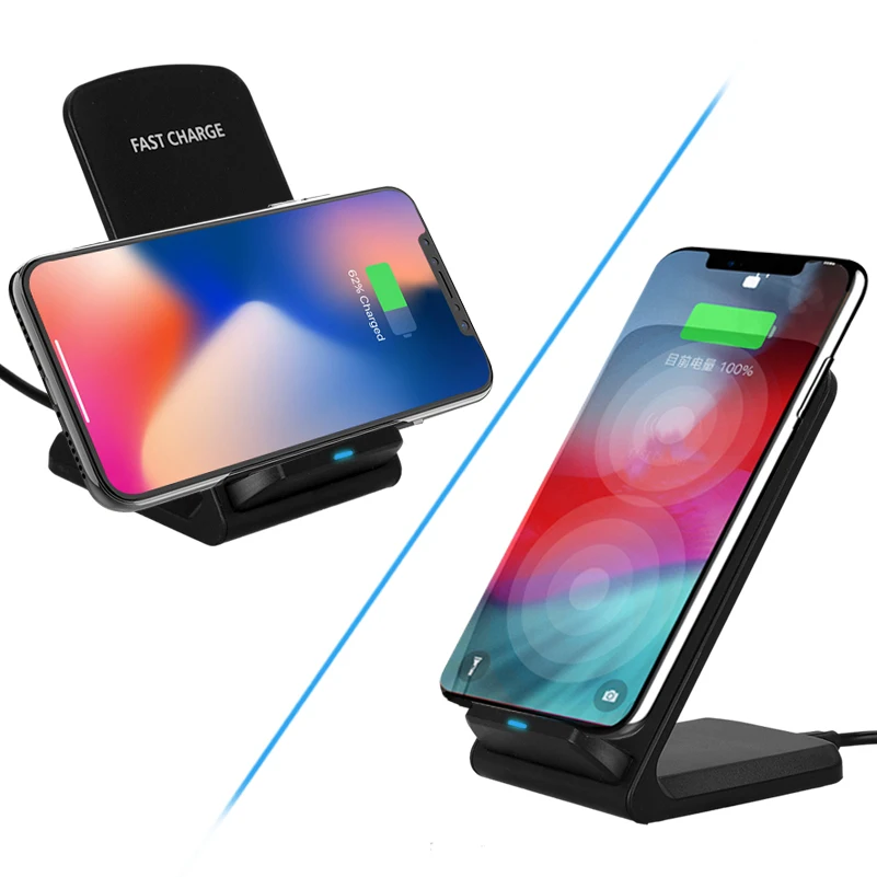 

10W Wireless Charger Fast Wireless Charging Dock For Samsung S9 S8 S7 Note 9 8 iPhone XS MAX XR X 8Plus Phone Holder USB Charger