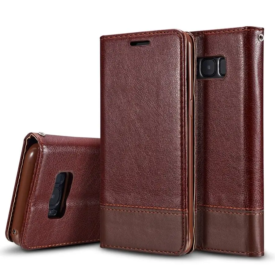 Fashion Flip PU Cover Case for Samsung Galaxy Note 8 Note9 Stand Wallet Handmade Built-in Magnets Compact Fundas | Мобильные