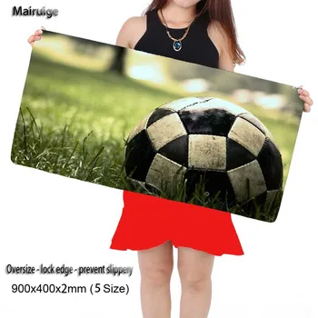 

Mairuige Shop Free Shippig Football Locked Edge Mouse Pad Notbook Computer Mousepad Gaming CS GO Padmouse Gamer To Keyboard