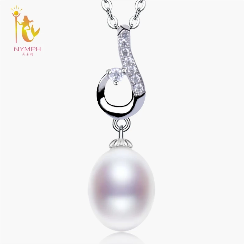 Ожерелье с подвеской из натурального жемчуга 9 10 дюймов [T231X]|pearl pendant|fine jewelrypearl genuine