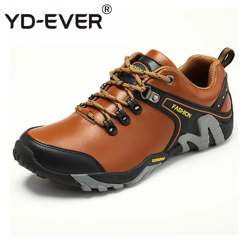 YD EVER Men Shoes Genuine Leather Shoes Casual sneakers Comfort