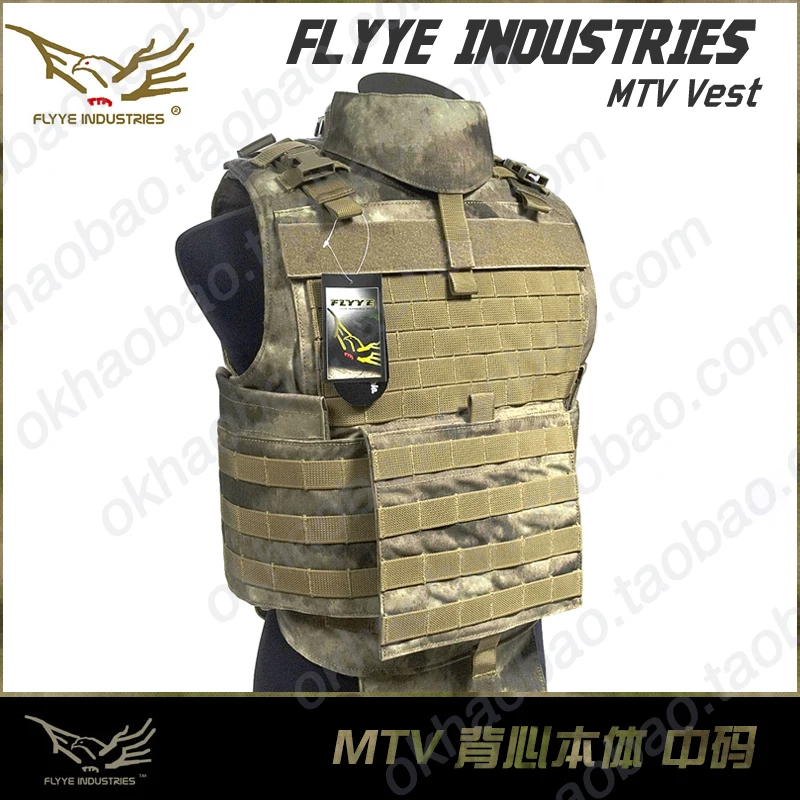 FLYYE FY-VT-M018 1000D CORDURA водонепроницаемый нейлоновый Регулируемый MTV онтологический жилет